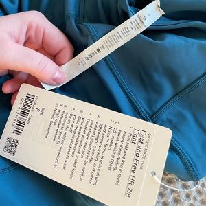 lululemon fast and free HR 25” - teal